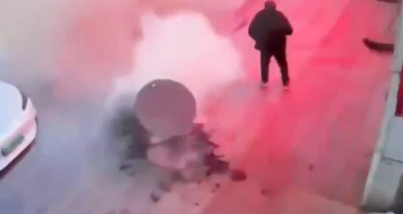 Meydana gelen patlamada ağır yaralandı