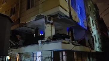 Ümraniye’de patlama: Evin duvarı yıkıldı, 1 kişi yaralandı